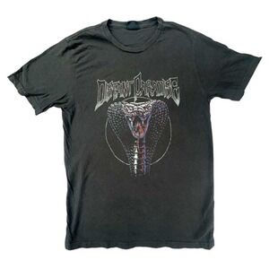 Y2K Distant Paradise Band T Shirt Cobra Graphic Tee Black Mens Size‎ S